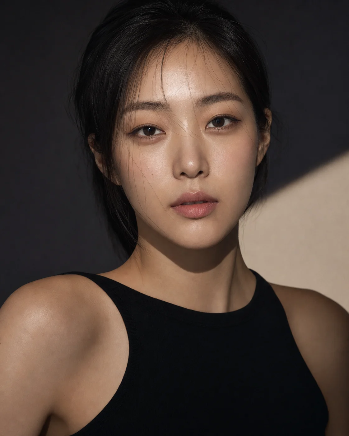 정돈을 과장하지 않은 남성의 자연스러운 눈썹과 전체 인상