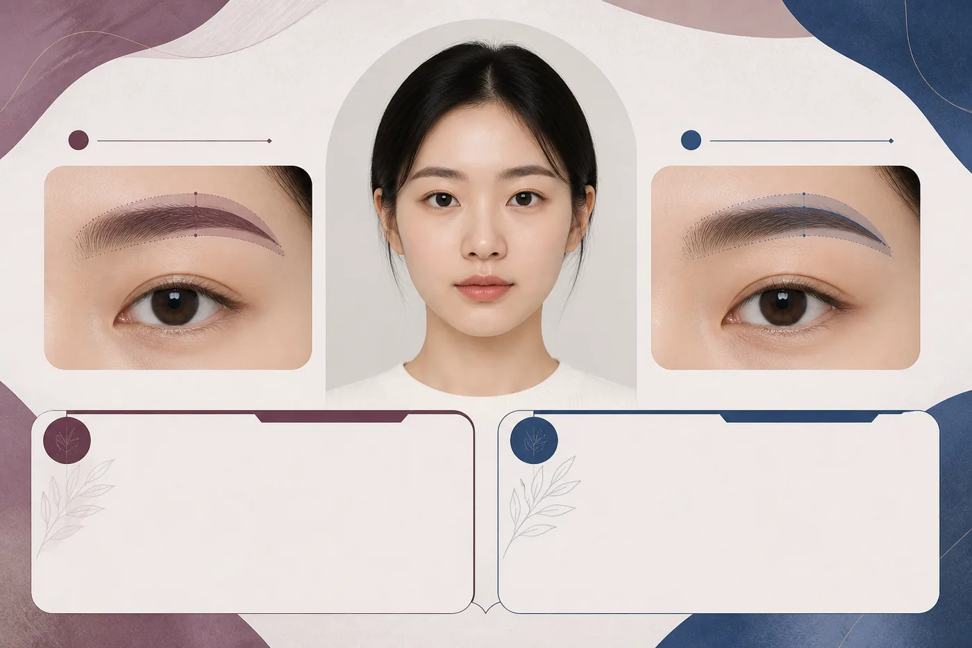 같은 관찰 사진에 두 디자인 선택과 보류 이유를 적은 비교 보드